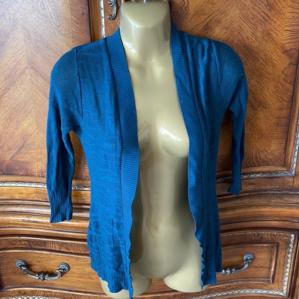 Hunter Green lightweight cardigan